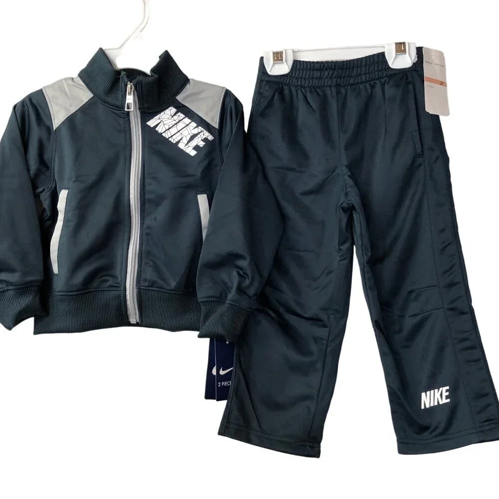 NIKE BOYS TRICOTT HOODIE & PANTS SET SZ 2T NEW WITH TAG - Picture 4 of 8